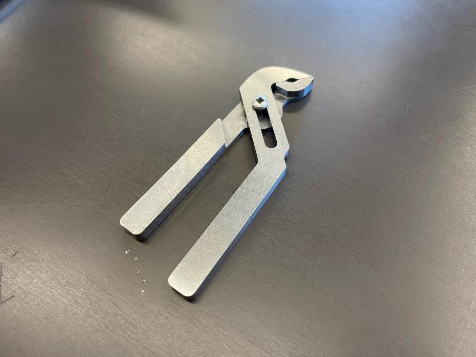 Finished custom tongue-and-groove pliers from the OMIC practicum